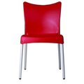 Compamia Compamia ISP045-RED Juliette Resin Dining Chair Red -  set of 2 ISP045-RED